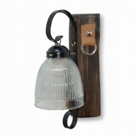 Aplique 1 Luz Estilo Campo Artesanal Martina